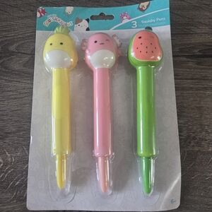 Squishmallows Squishy Pens Set NWT